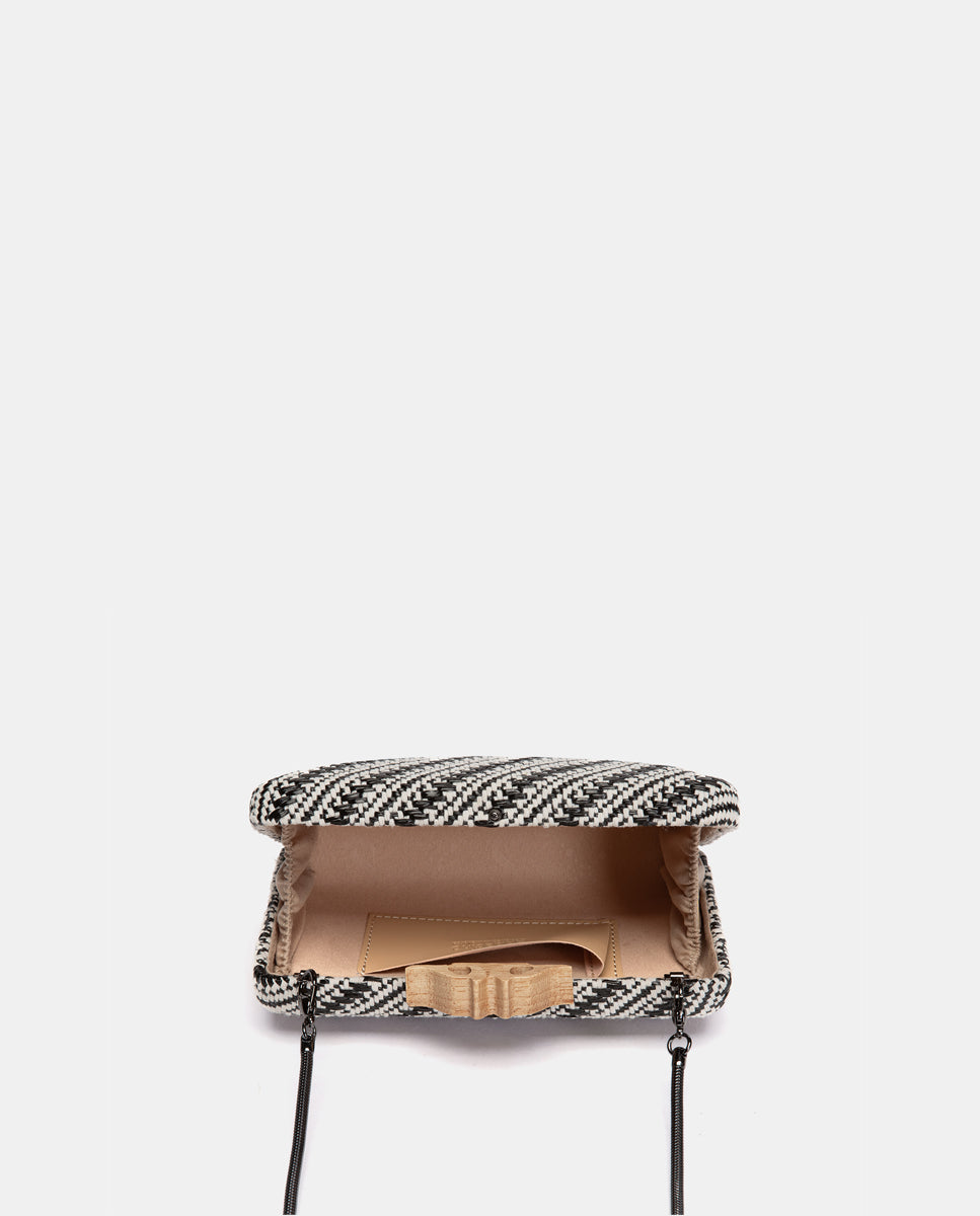 abbacino-clutch-fiesta-negro-geom-trico image 7
