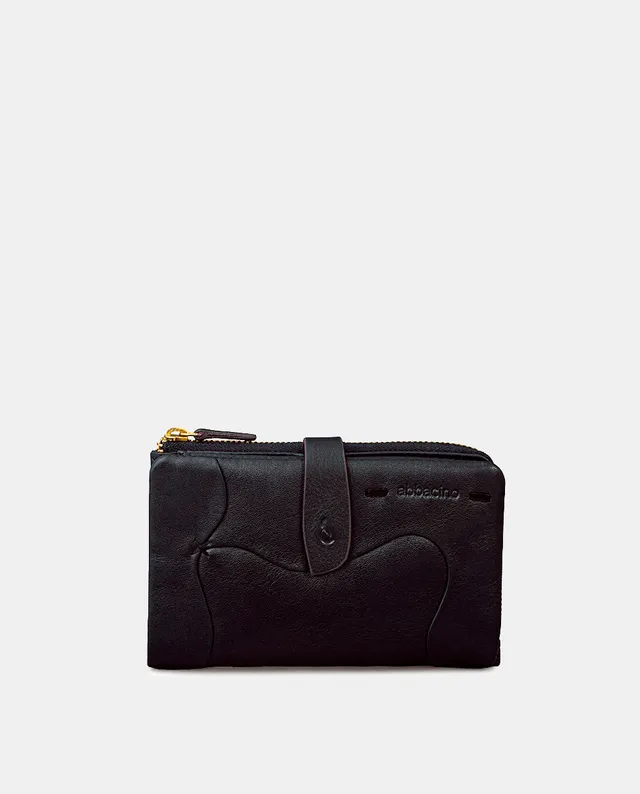 cartera-mediana-abbacino-de-mujer-en-piel-negra image 1