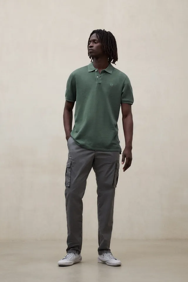 polo-ecoalf-tedan-de-piqu-verde-para-hombre image 1