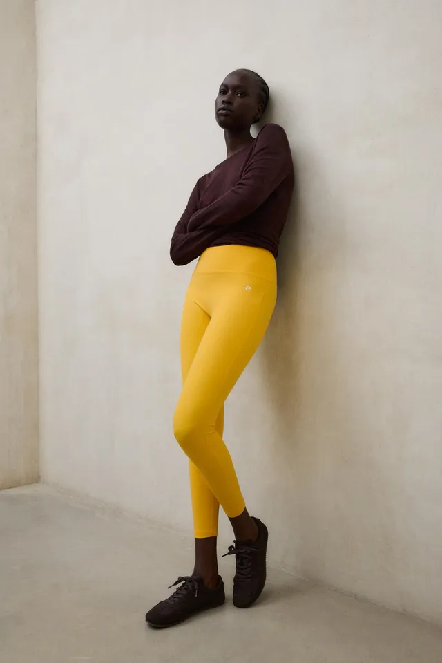 ecoalf-legging-mercer-naranja-para-mujer-76-poliamida-reciclada-y-24-elastano-de image 1