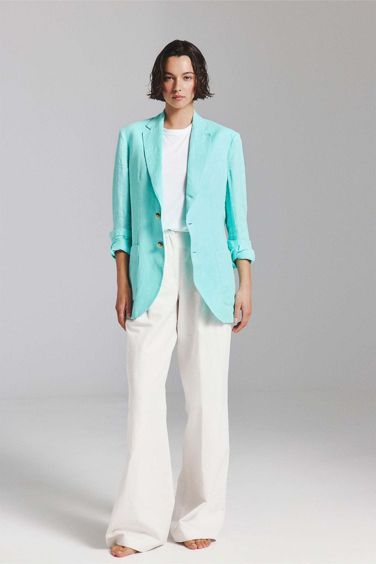 blazer-ecoalf-lapo-ca-amo-turquesa image 3