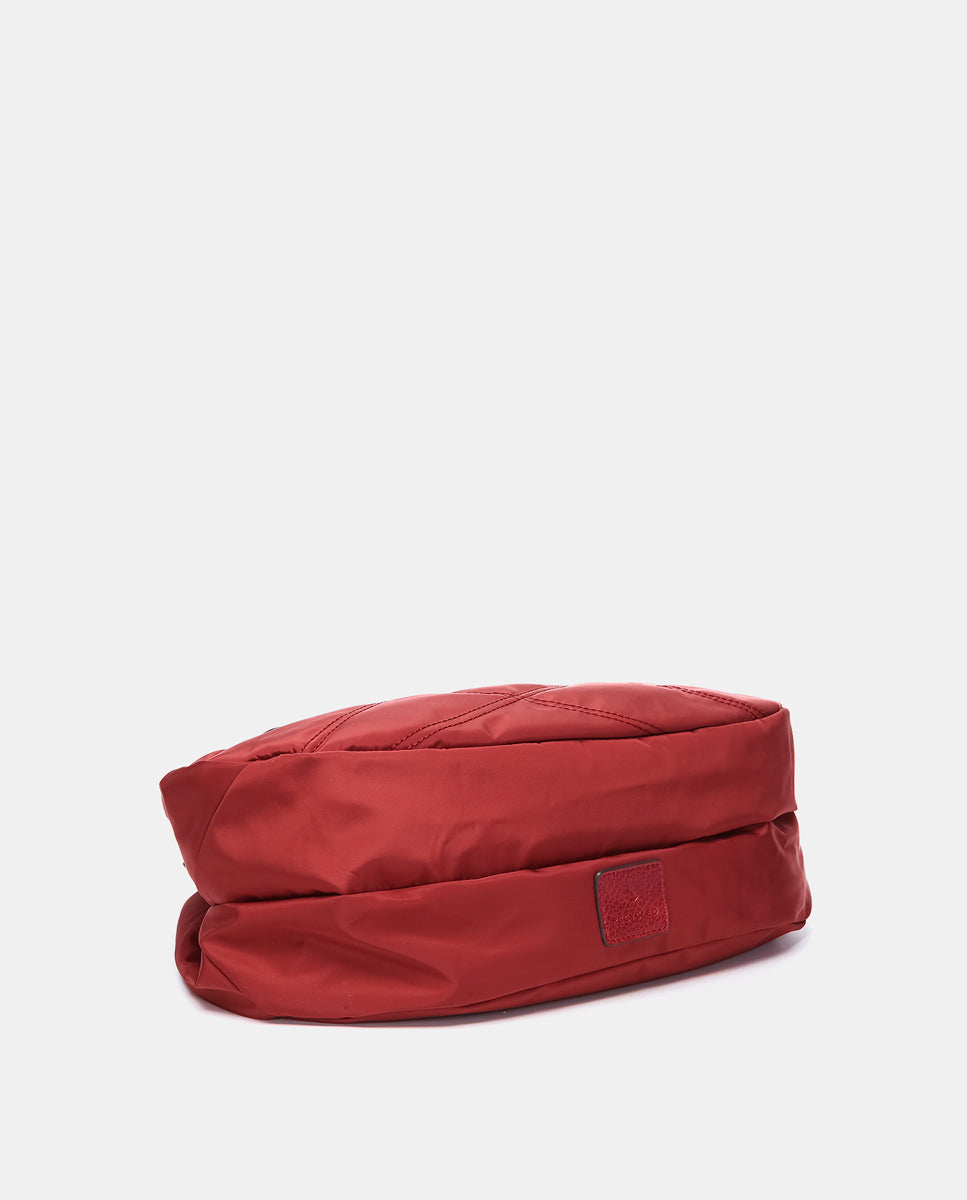 abbacino-bolso-hobo-rojo-reciclado-satinado-mujer image 4