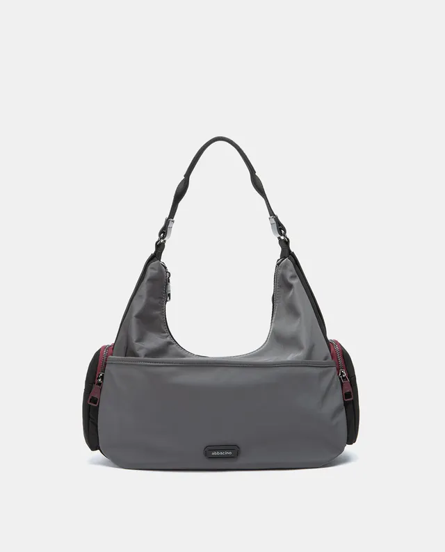 abbacino-bolso-de-hombro-en-materiales-reciclados-gris image 1