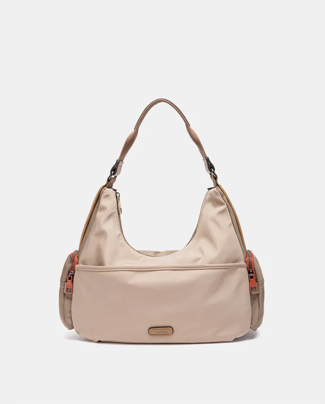 abbacino-bolso-de-hombro-reciclado-beige image 1