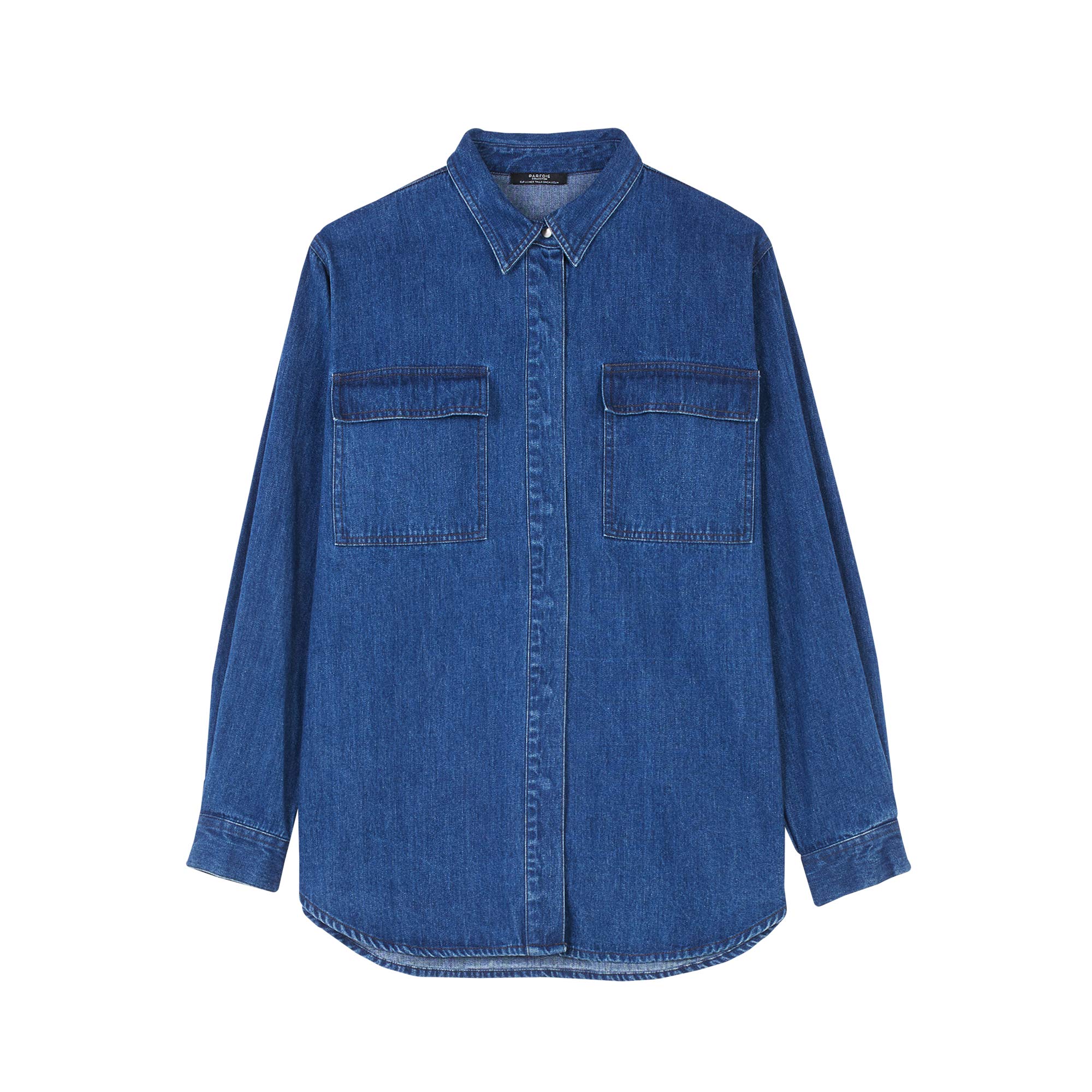 parfois-camisa-vaquera-con-bolsillos-mujeres image 1