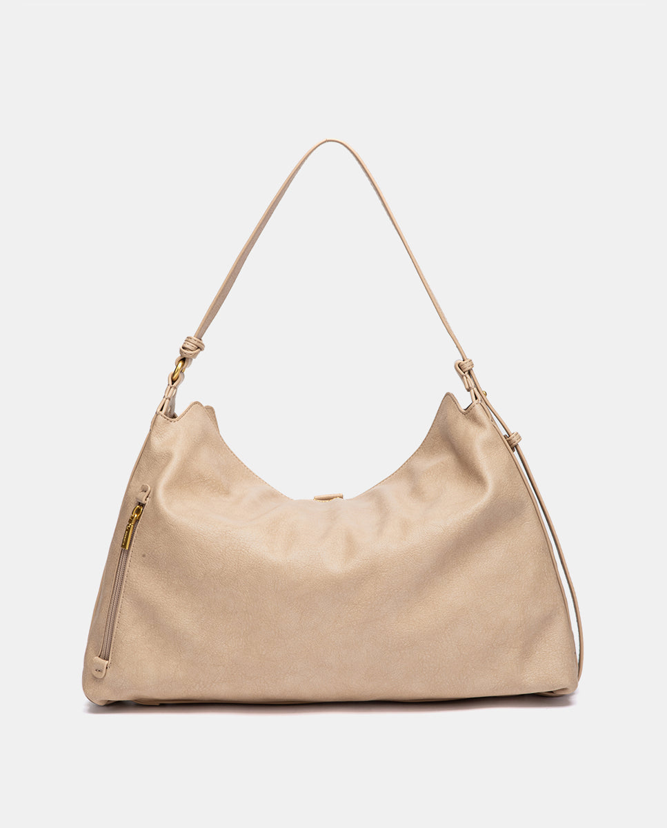 bolso-de-hombro-abbacino-antelina-reciclada-beige-con-borlas image 3