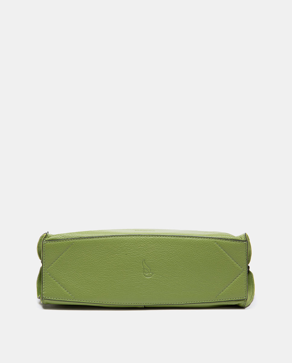 bolso-de-mano-abbacino-en-piel-verde-minimalista image 7