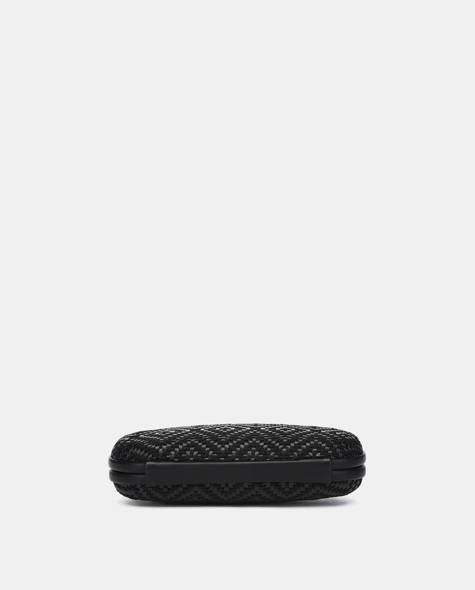 abbacino-clutch-de-fiesta-ovalado-negro-estampado-geom-trico image 5