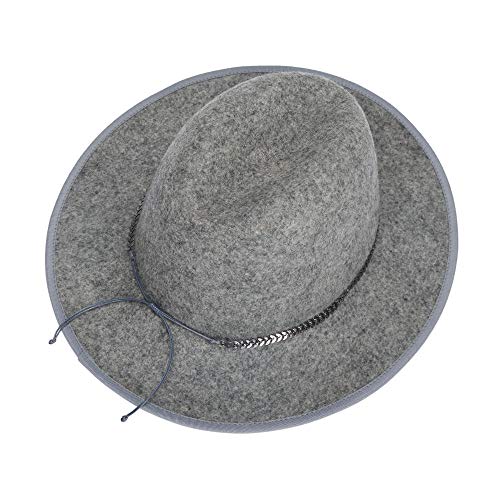 parfois-sombrero-de-lana-cinta-combinada-mujer-gris image 6