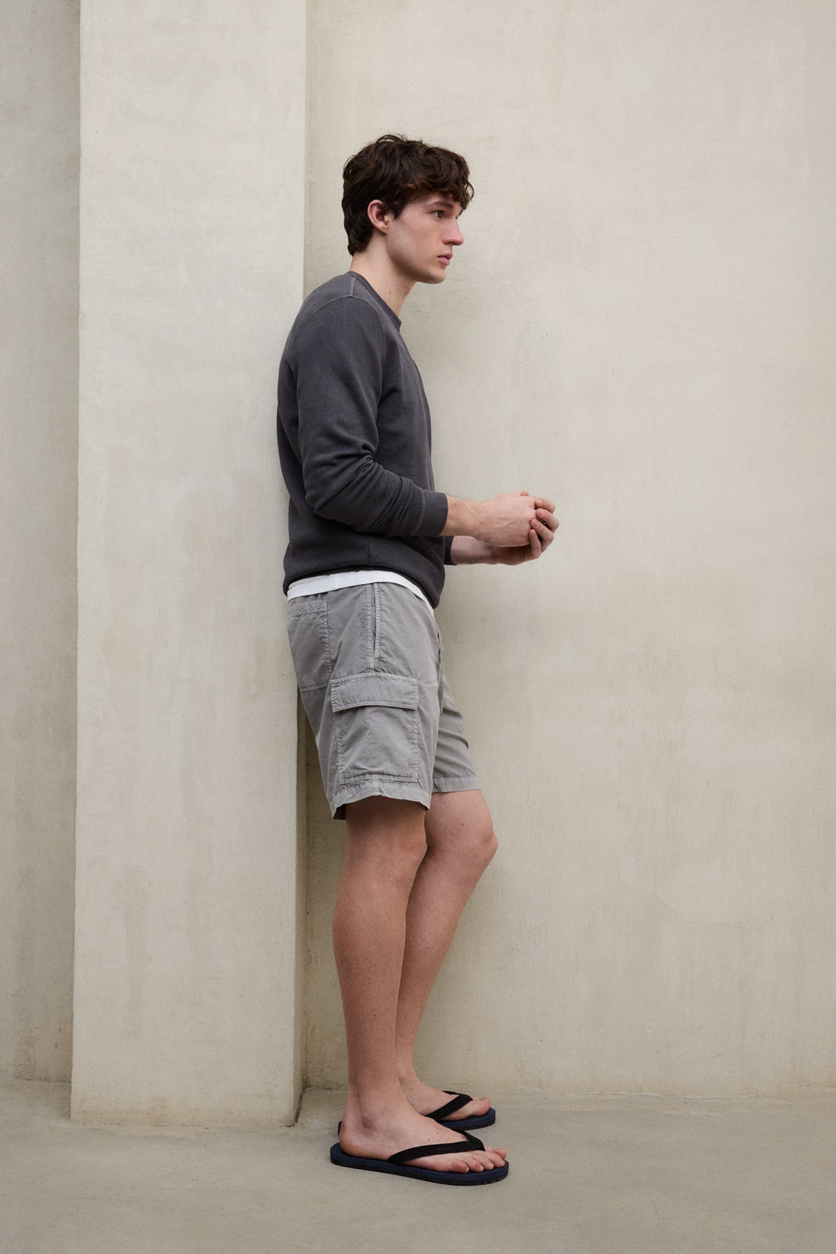 ecoalf-shorts-targo-gris-oscuro-para-hombre-100-algod-n-regenerativo-fit-regular image 3