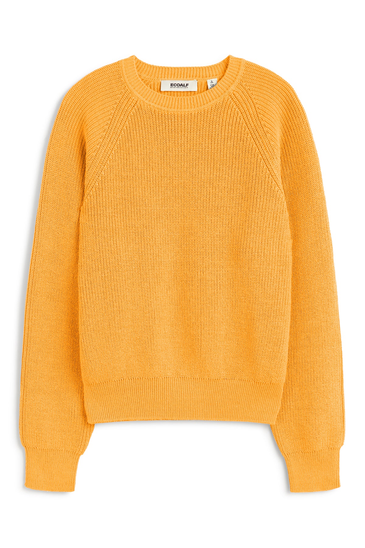 jersey-noni-de-ecoalf-para-mujer-100-algod-n-reciclado-naranja-fit-regular-manga image 8