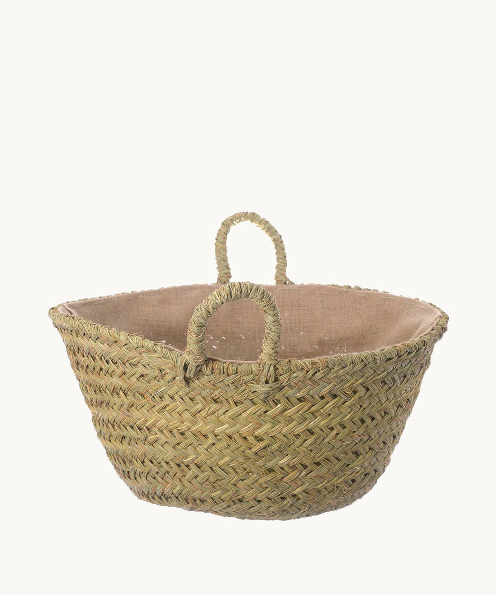 le-ero-kbas-de-esparto-redondo-con-forro-saco-56x47x30-cm image 1