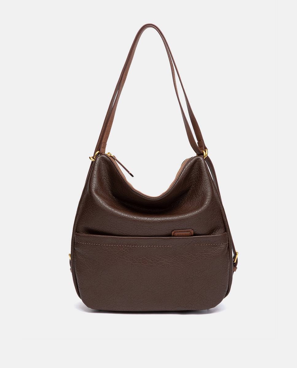 abbacino-bolso-multifuncional-reciclado-marr-n-hombro-mochila image 1