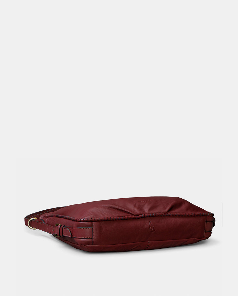abbacino-bolso-multifuncional-mujer-piel-burdeos-mochila image 5