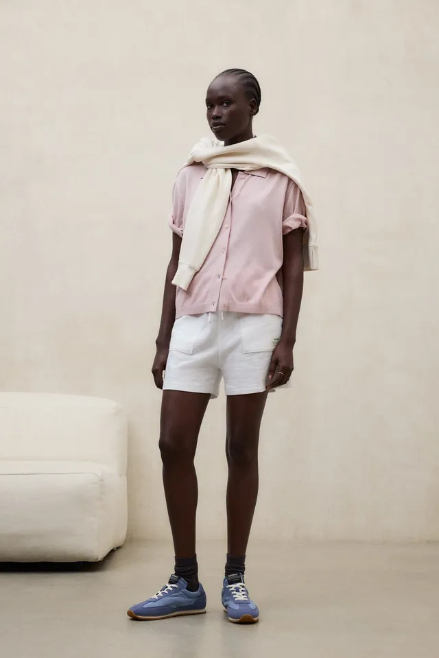 shorts-ness-blancos-ecoalf-de-algod-n-regenerativo-para-mujer image 1