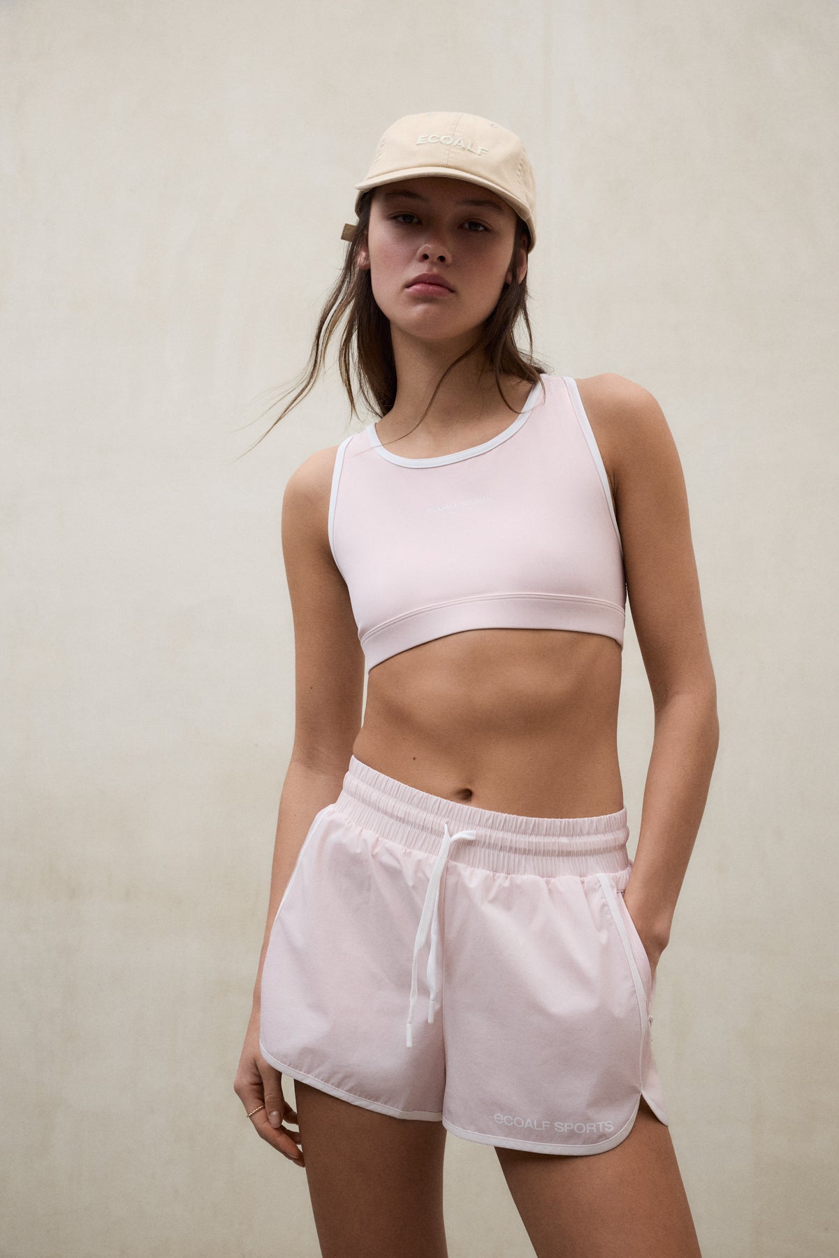 ecoalf-top-watts-rosa-de-poliamida-reciclada-para-mujer image 1