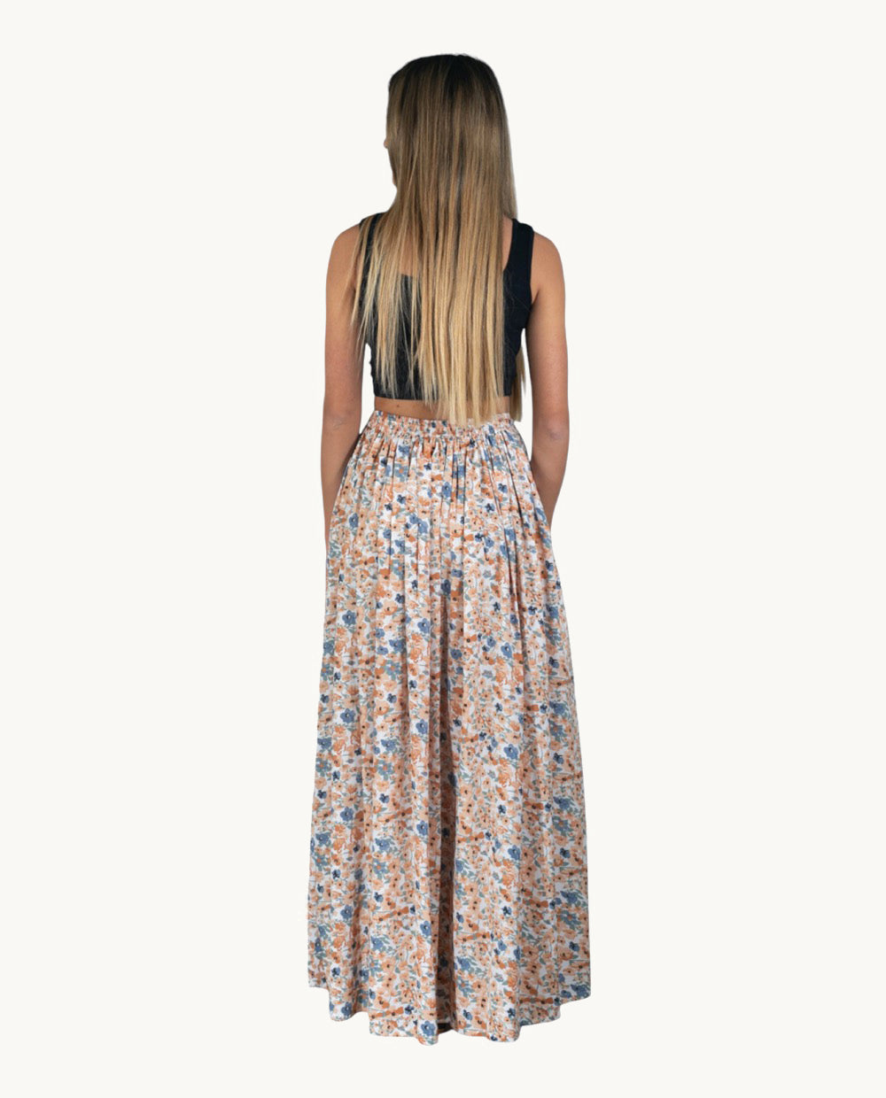 falda-larga-kbas-de-polycrepe-talla-nica image 2