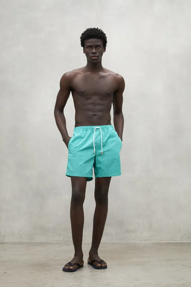 ecoalf-traje-de-ba-o-lanai-verde-agua-ba-ador-de-hombre-de-poliamida-reciclada image 1