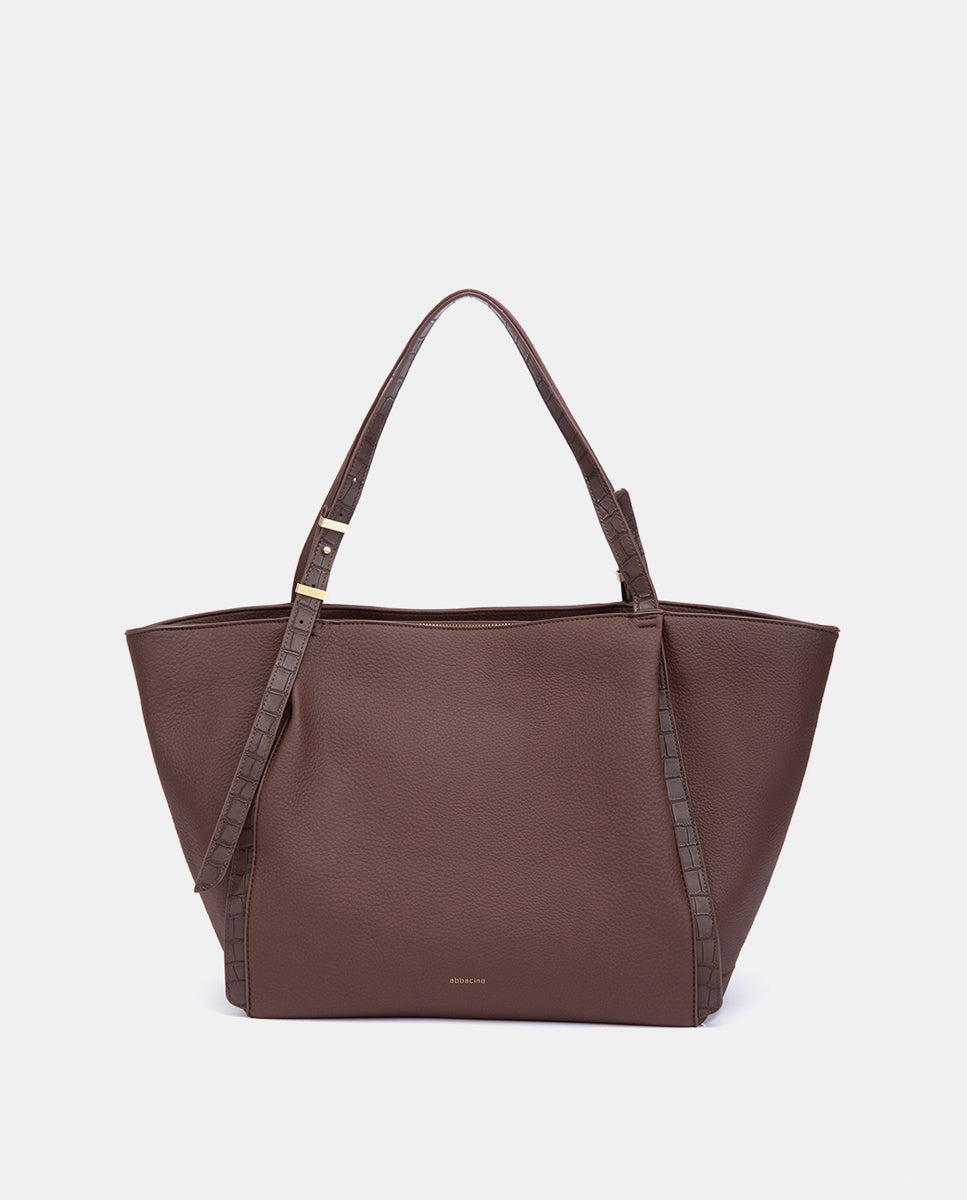 bolso-shopper-abbacino-materiales-reciclados-burdeos image 1