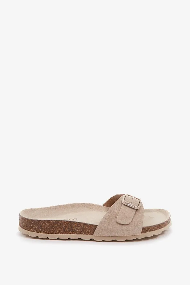 abbacino-sandalia-plana-hebilla-beige-bio image 1