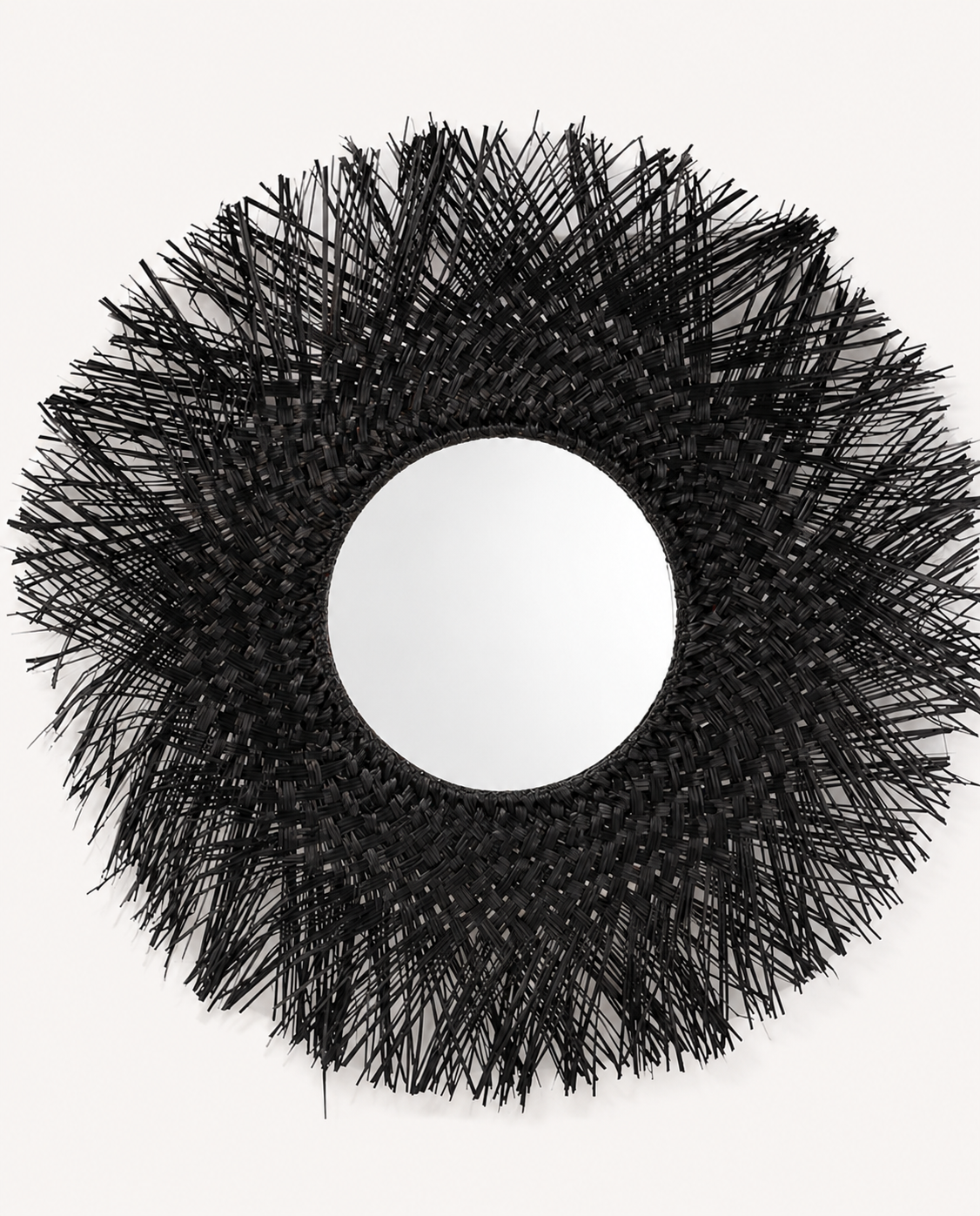 kbas-espejo-de-pared-seagrass-con-flecos-29-cm-de-di-metro-trenzado-natural image 2