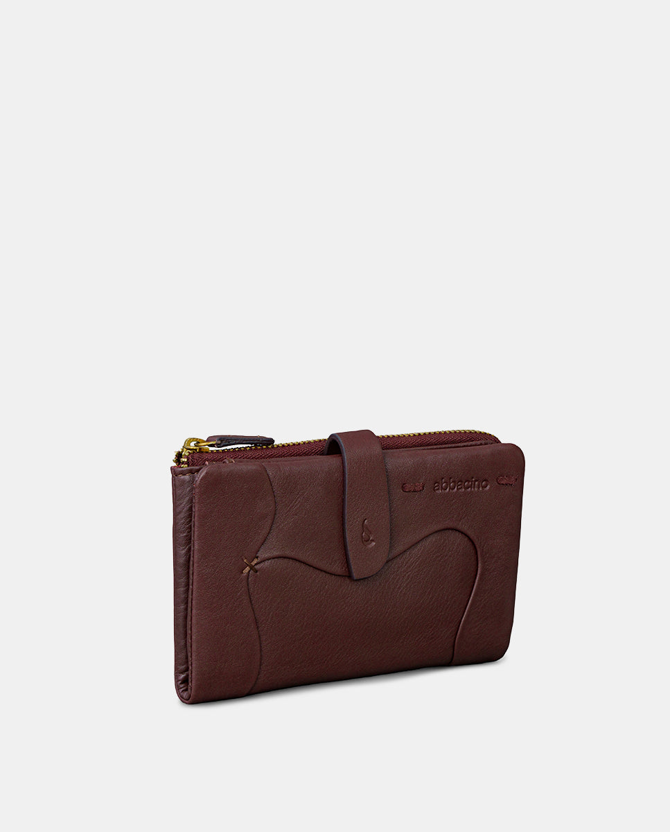 abbacino-cartera-mediana-de-mujer-en-piel-marr-n image 4