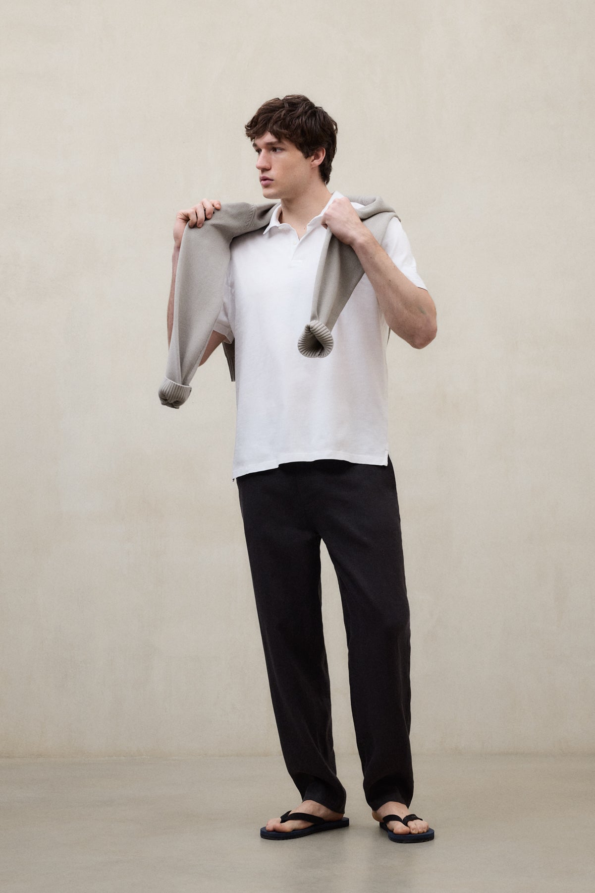 ecoalf-polo-de-punto-jersey-theo-blanco-de-algod-n-reciclado-para-hombre image 1