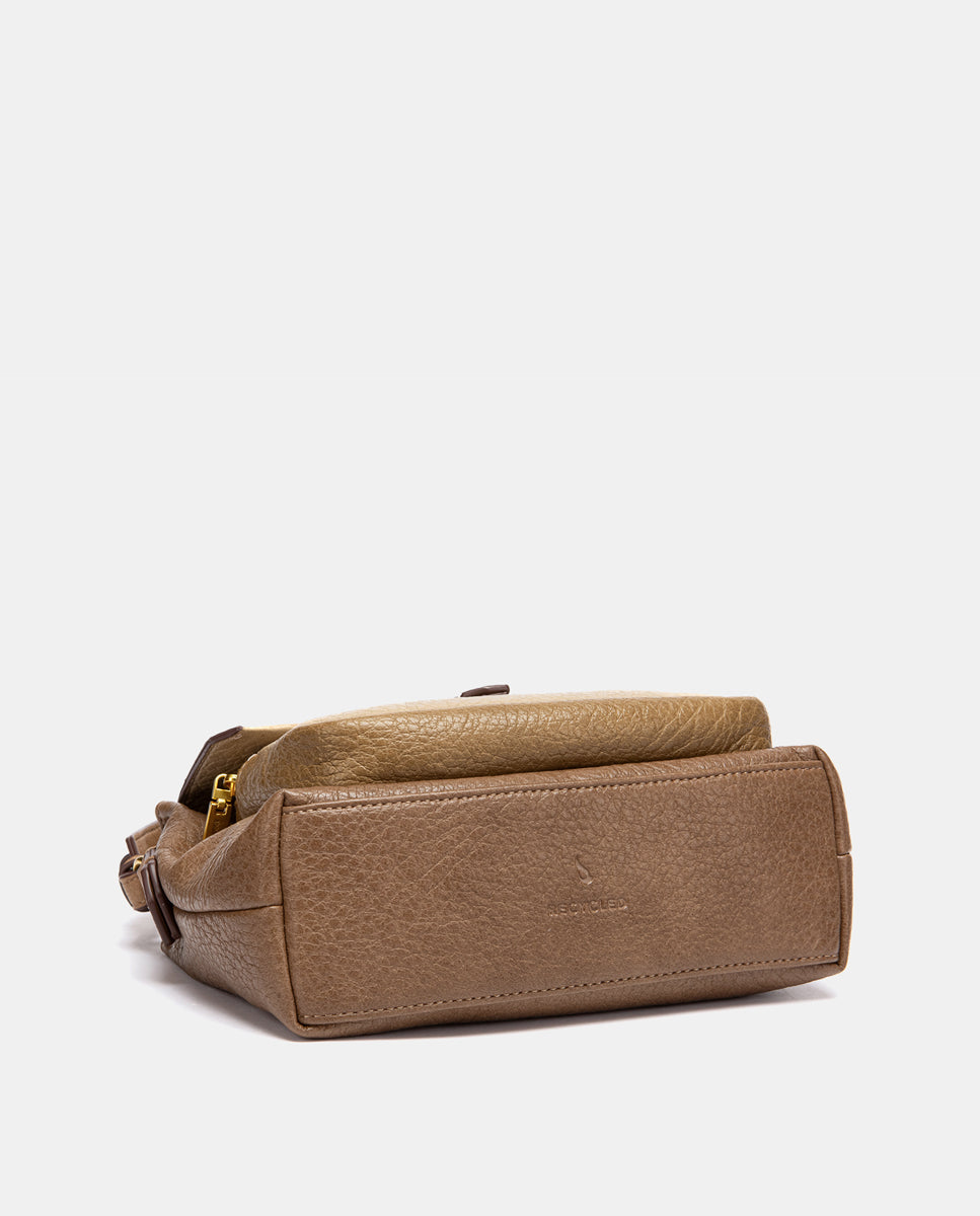abbacino-bandolera-combinada-taupe-materiales-reciclados image 4