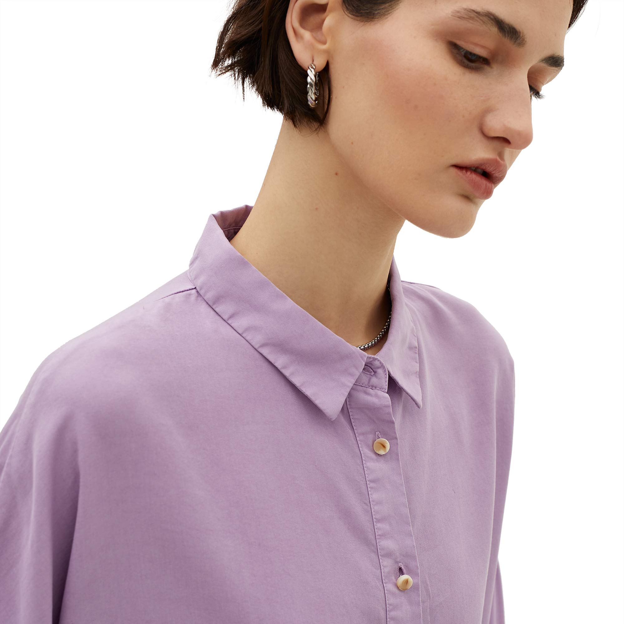 parfois-camisa-oversize-lisa-mujer image 3