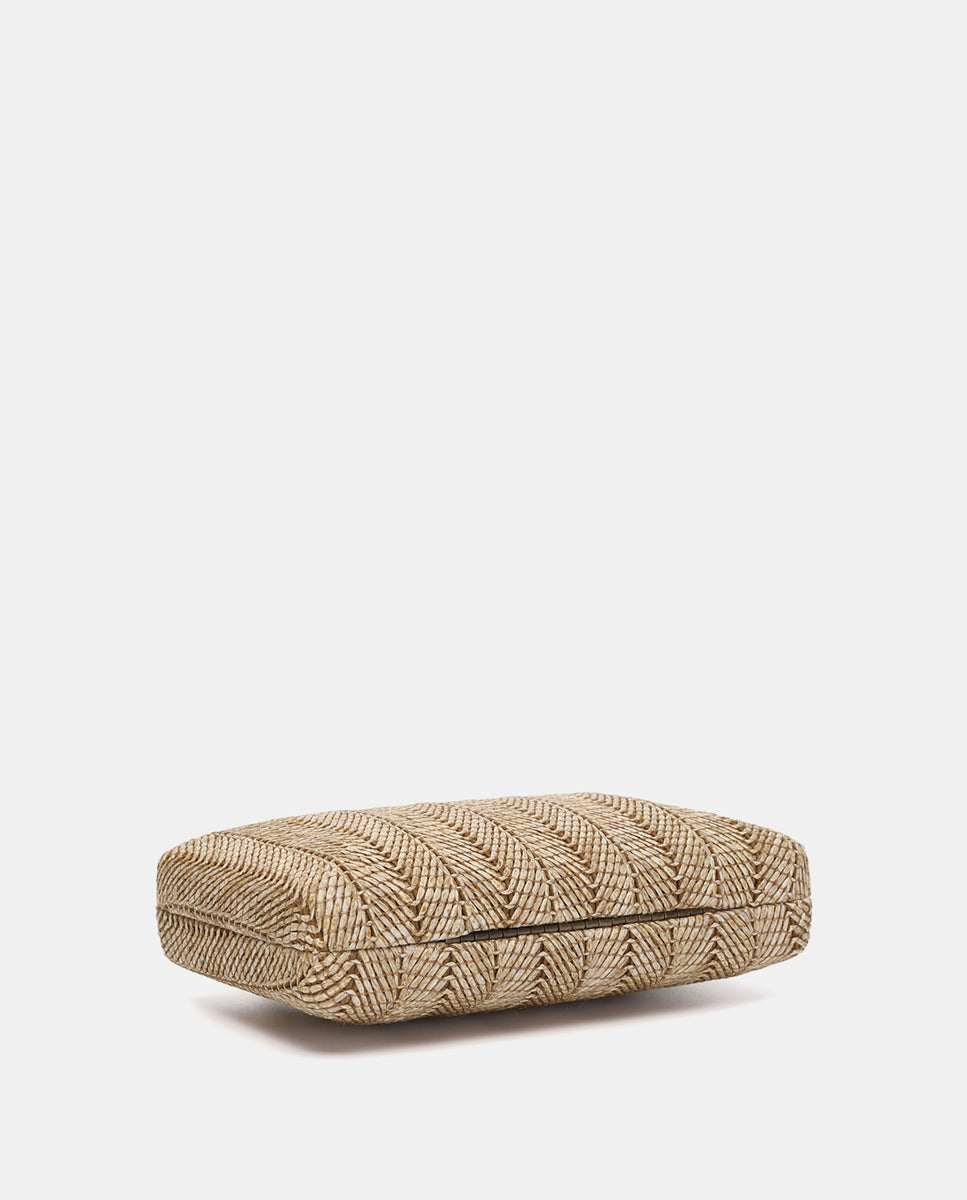 clutch-de-fiesta-abbacino-en-camel-con-trenzado-en-espiga-y-cierre-3d image 6