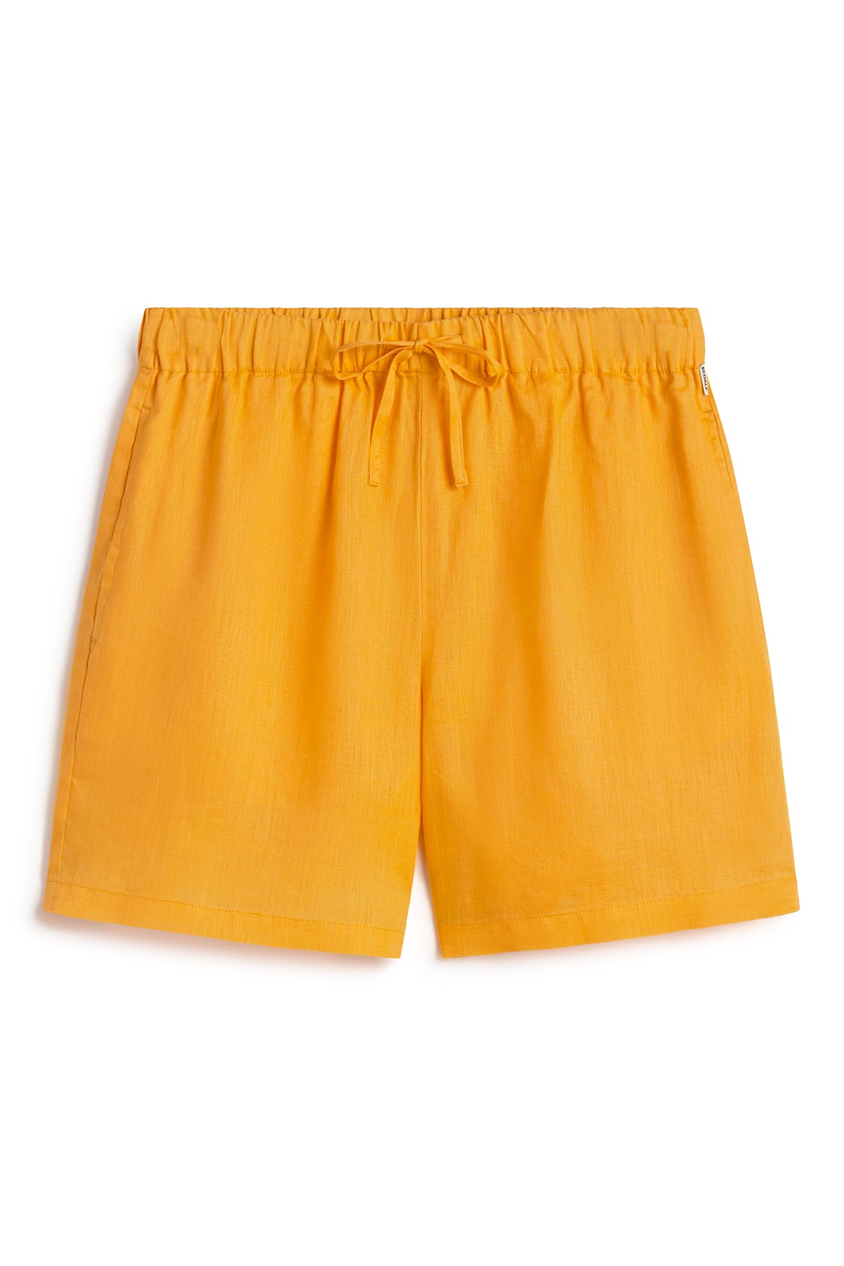 shorts-ecoalf-eras-naranjas-de-lino-para-mujer image 7