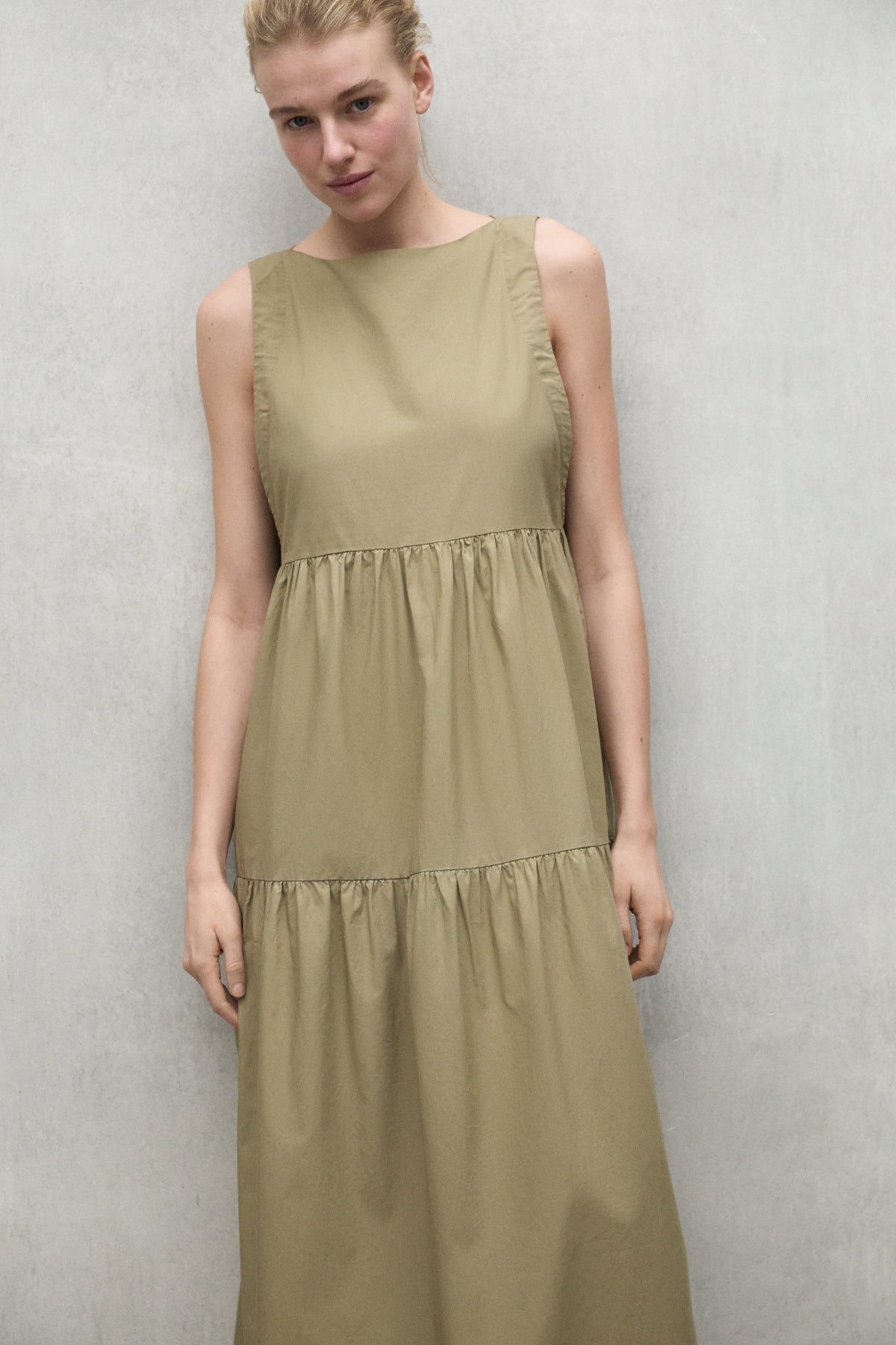 vestido-bossa-khaki-de-mujer-ecoalf image 3