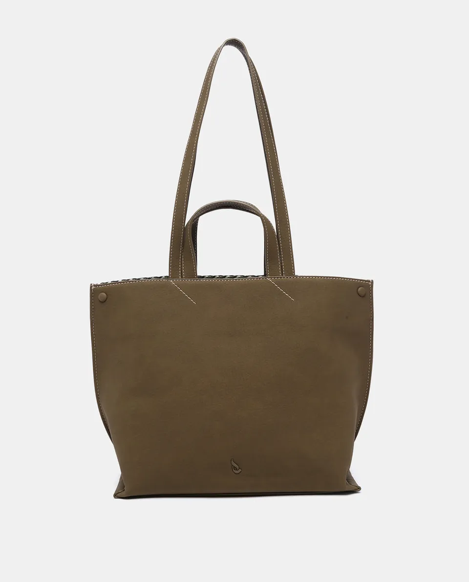abbacino-bolso-shopper-reciclado-verde image 1