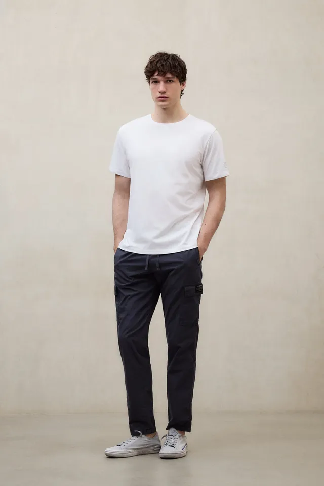 ecoalf-pantalones-targo-azul-marino-pantalones-de-algod-n-regenerativo-con-tinte image 1