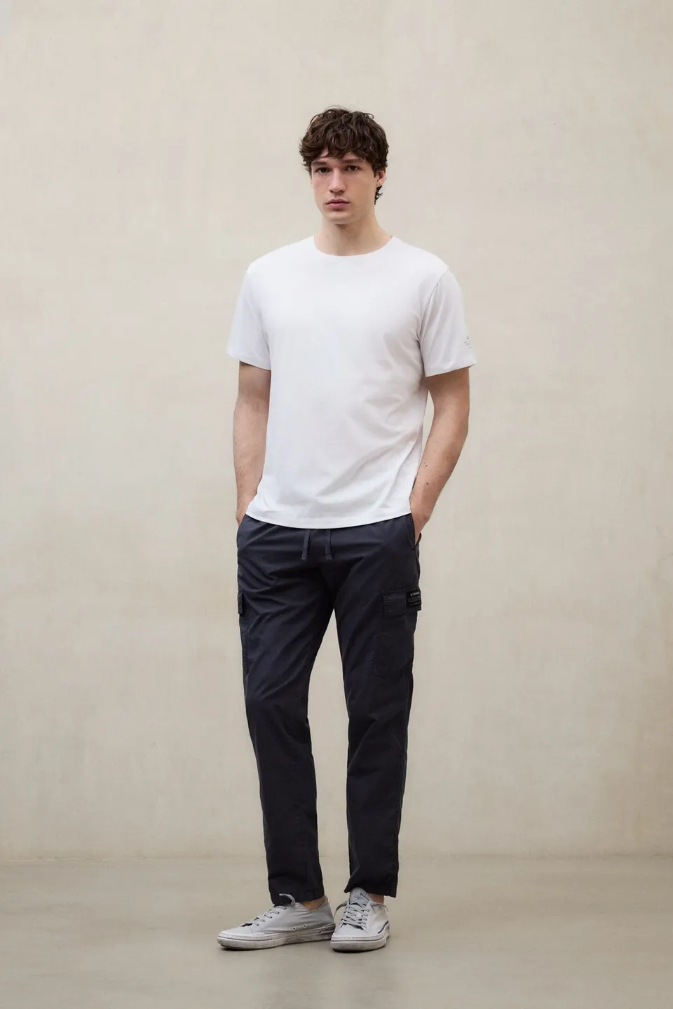 ecoalf-pantalones-targo-azul-marino-pantalones-de-algod-n-regenerativo-con-tinte image 1