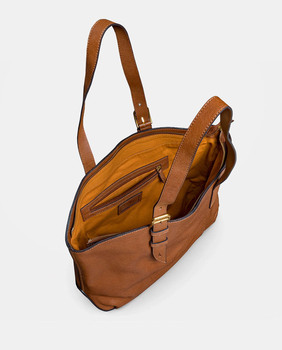 abbacino-bolso-shopper-piel-cognac-premium image 5