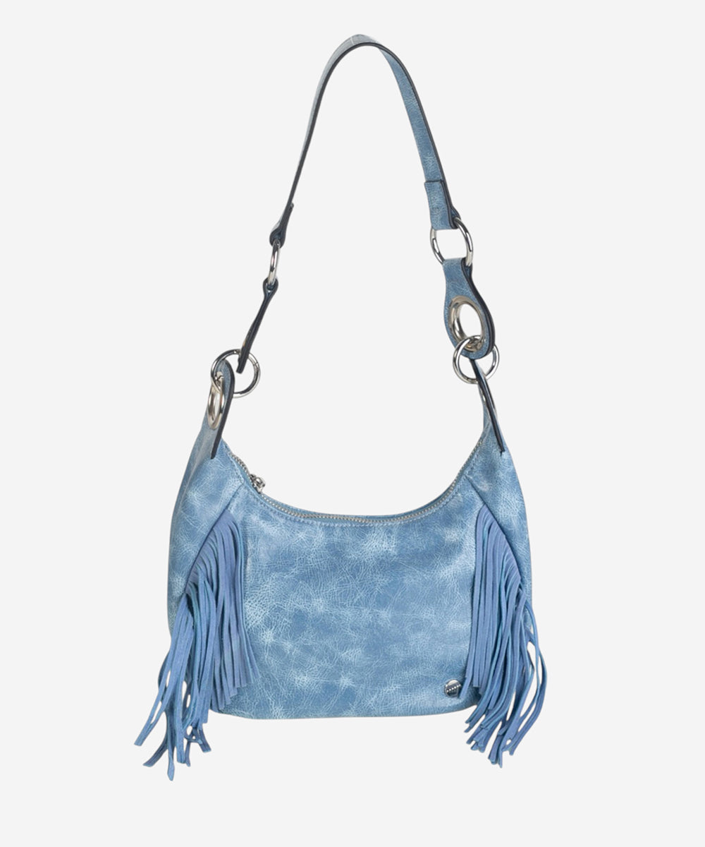 kbas-bolso-cocktail-yuzu-hobo-de-piel-sint-tica-con-flecos-serraje-azul image 2