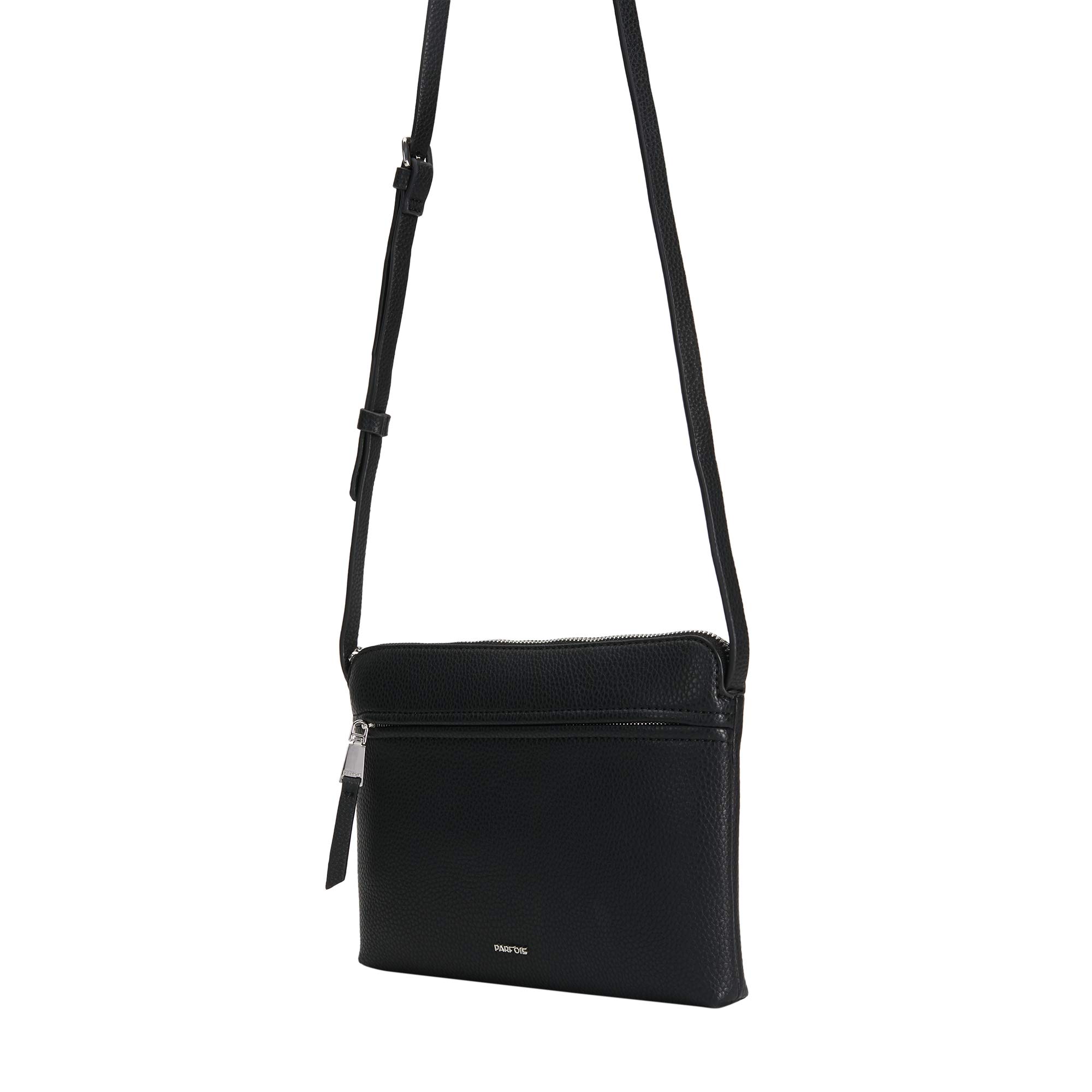 parfois-bandolera-con-bolsillo-exterior-talla-m-negro-mujer image 3