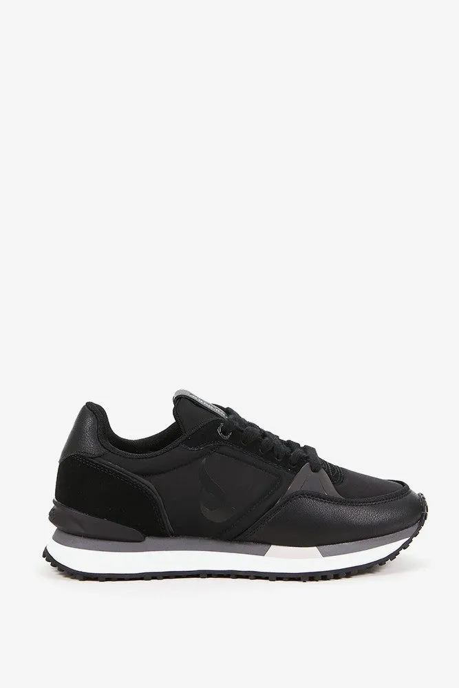 abbacino-zapatilla-mujer-negro-piel-y-textil image 1