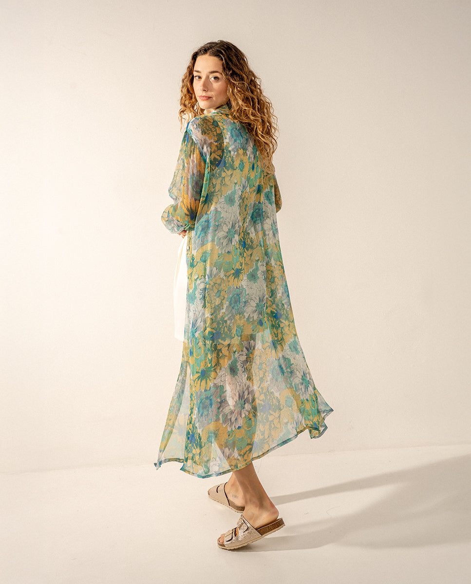 abbacino-t-nica-viscosa-floral-verde image 3