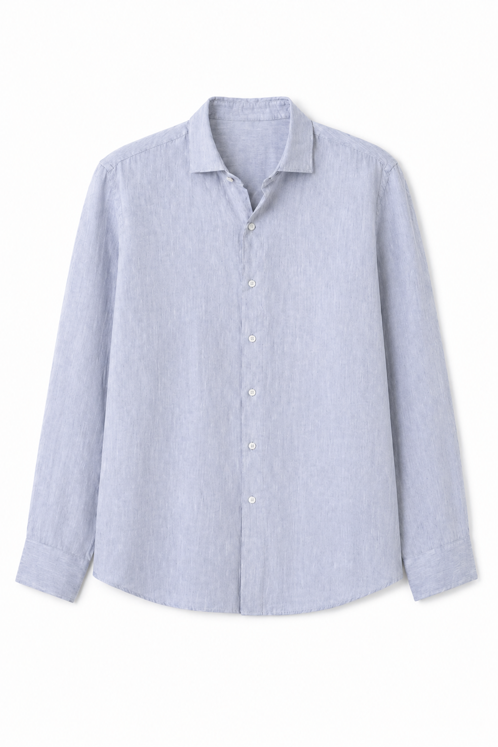 ecoalf-camisa-alfredo-de-lino-azul-para-hombre-fit-regular-100-lino-botones image 7