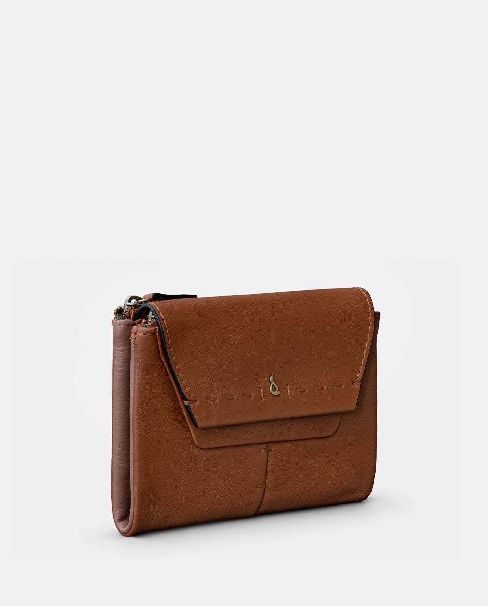 abbacino-cartera-mediana-piel-cognac-mujer image 4