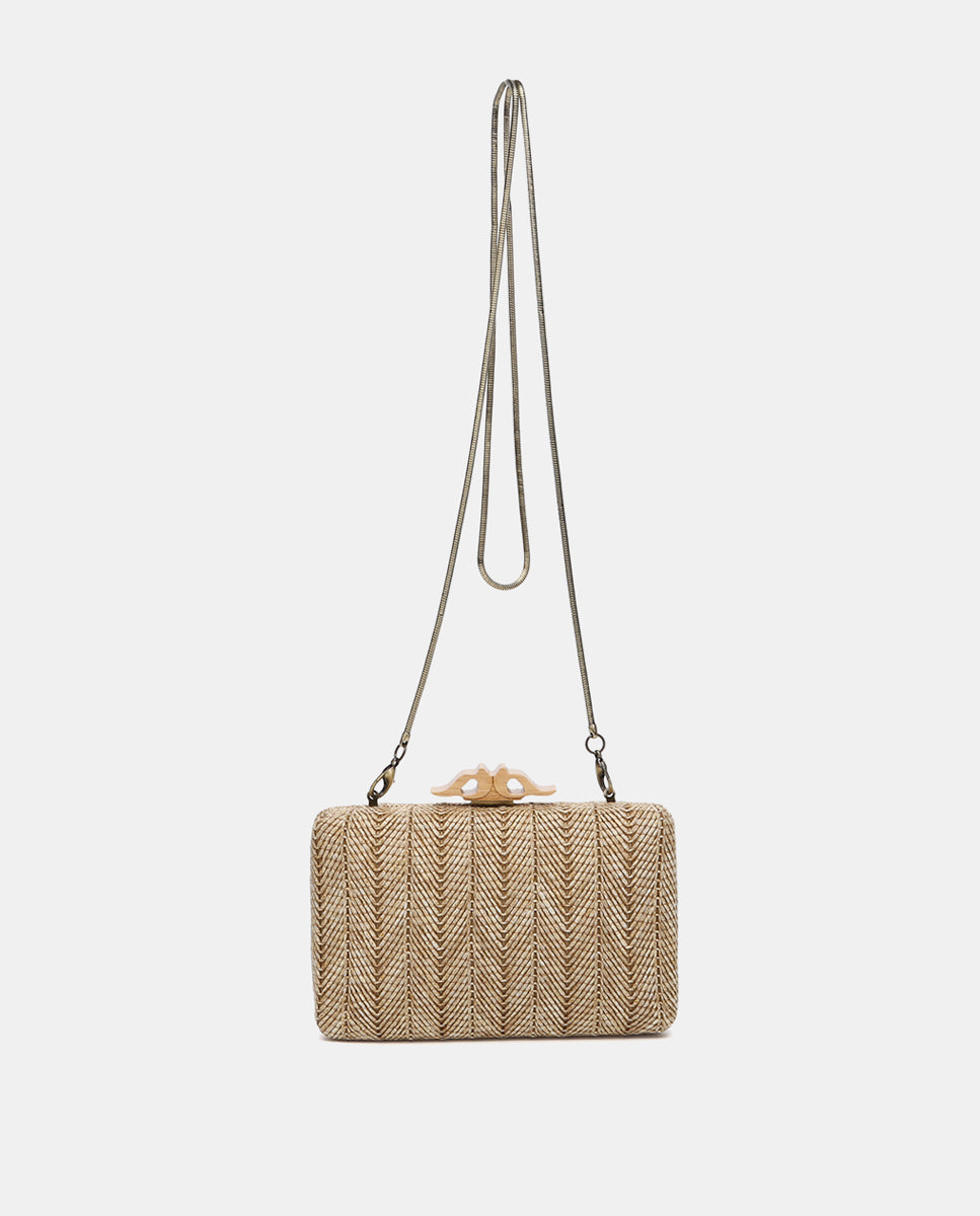 clutch-de-fiesta-abbacino-en-camel-con-trenzado-en-espiga-y-cierre-3d image 4
