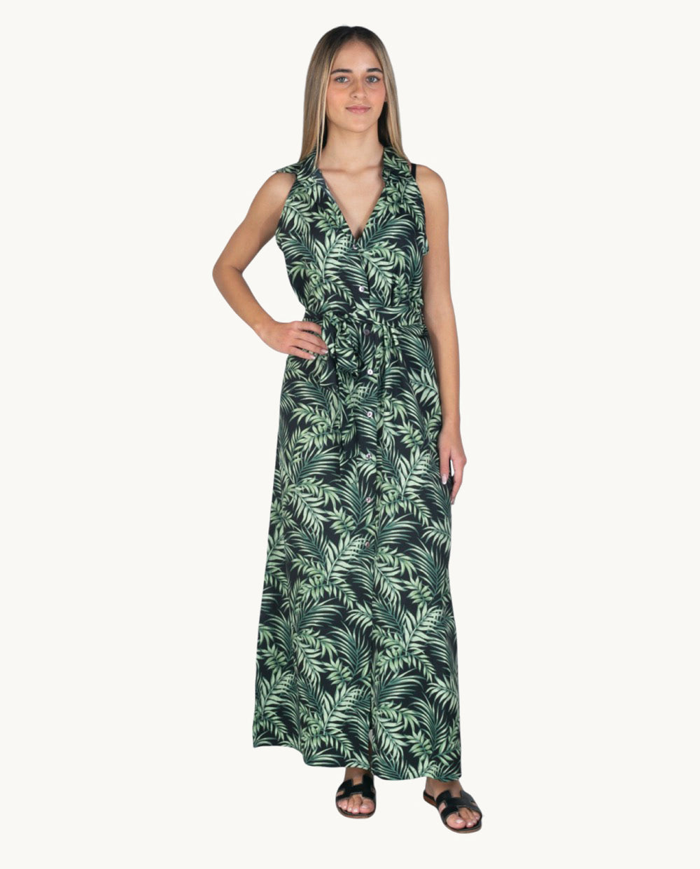 kbas-vestido-largo-de-poli-ster-ligero-y-fluido image 2