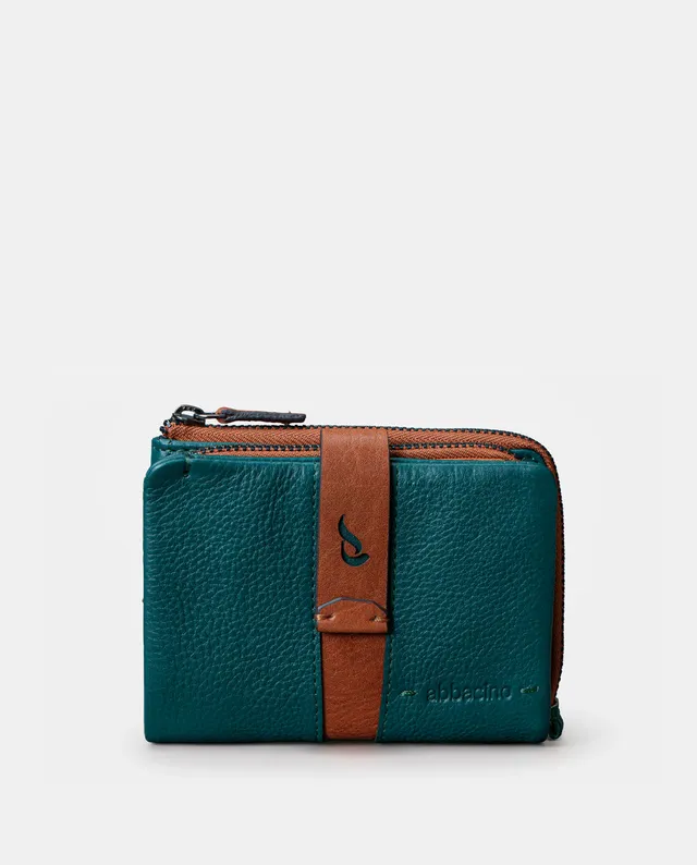 abbacino-cartera-peque-a-mujer-piel-azul-bicolor image 1