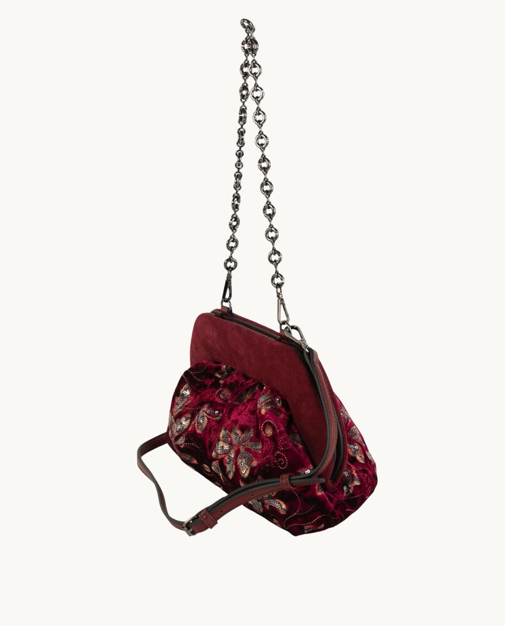 clutch-de-flores-de-textil-coctel-merito-kbas-color-granate image 6