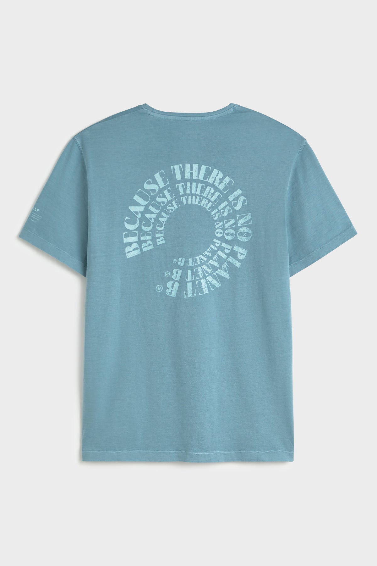 ecoalf-camiseta-cir-azul-de-hombre-corte-regular-100-algod-n-reciclado-estampado image 5