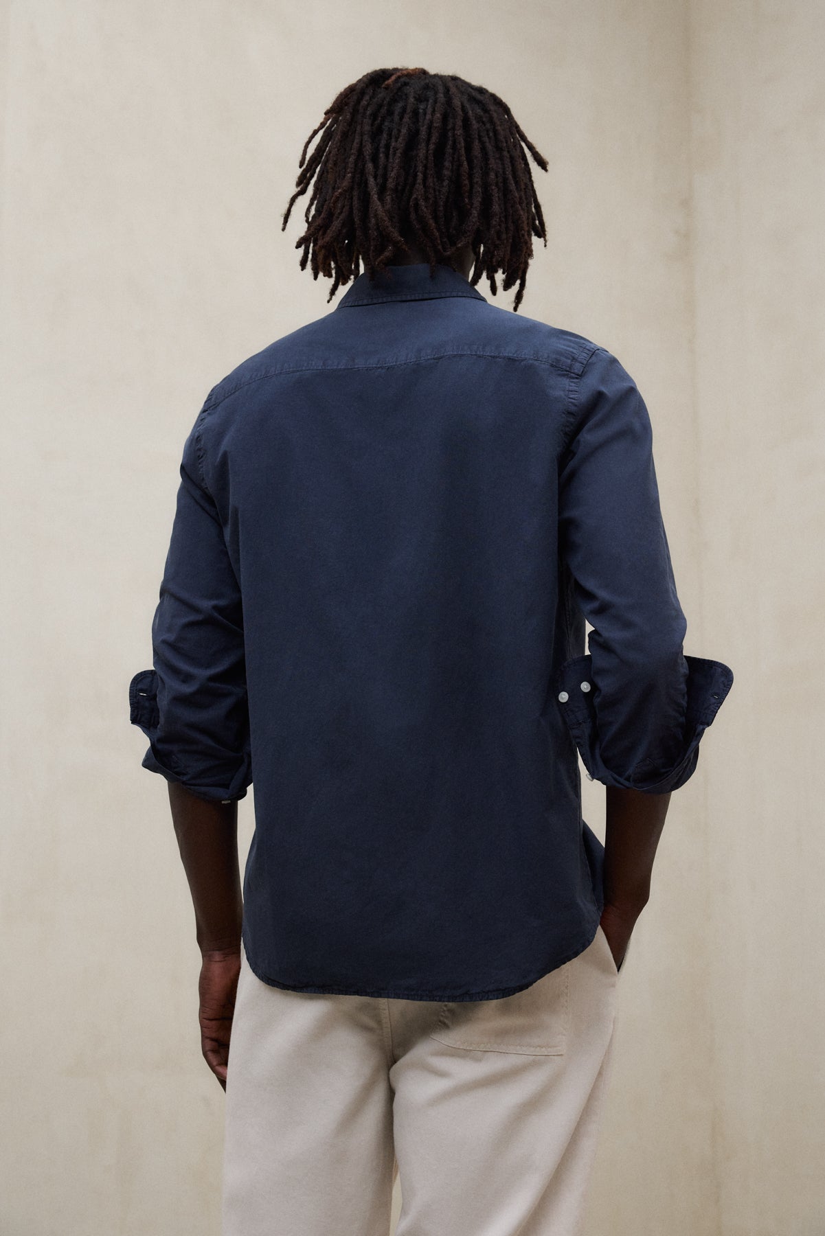 camisa-antejo-de-popel-n-ecoalf-azul-marino-100-algod-n-regenerativo-tinte-natur image 4