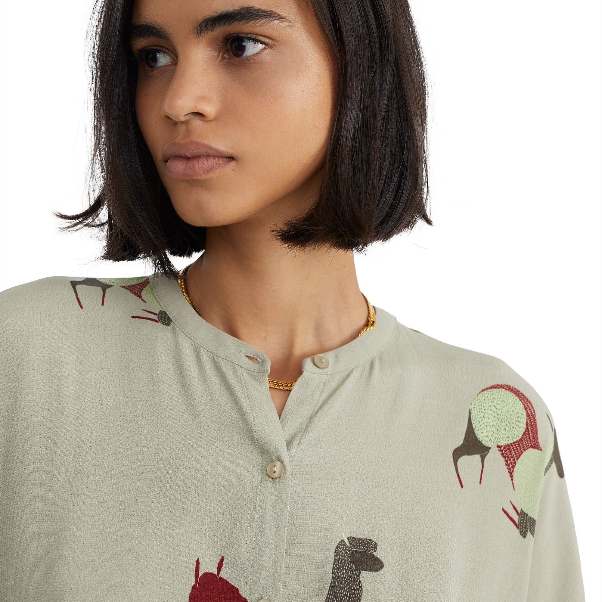 parfois-vestido-camisero-estampado-llamas-mujeres image 4