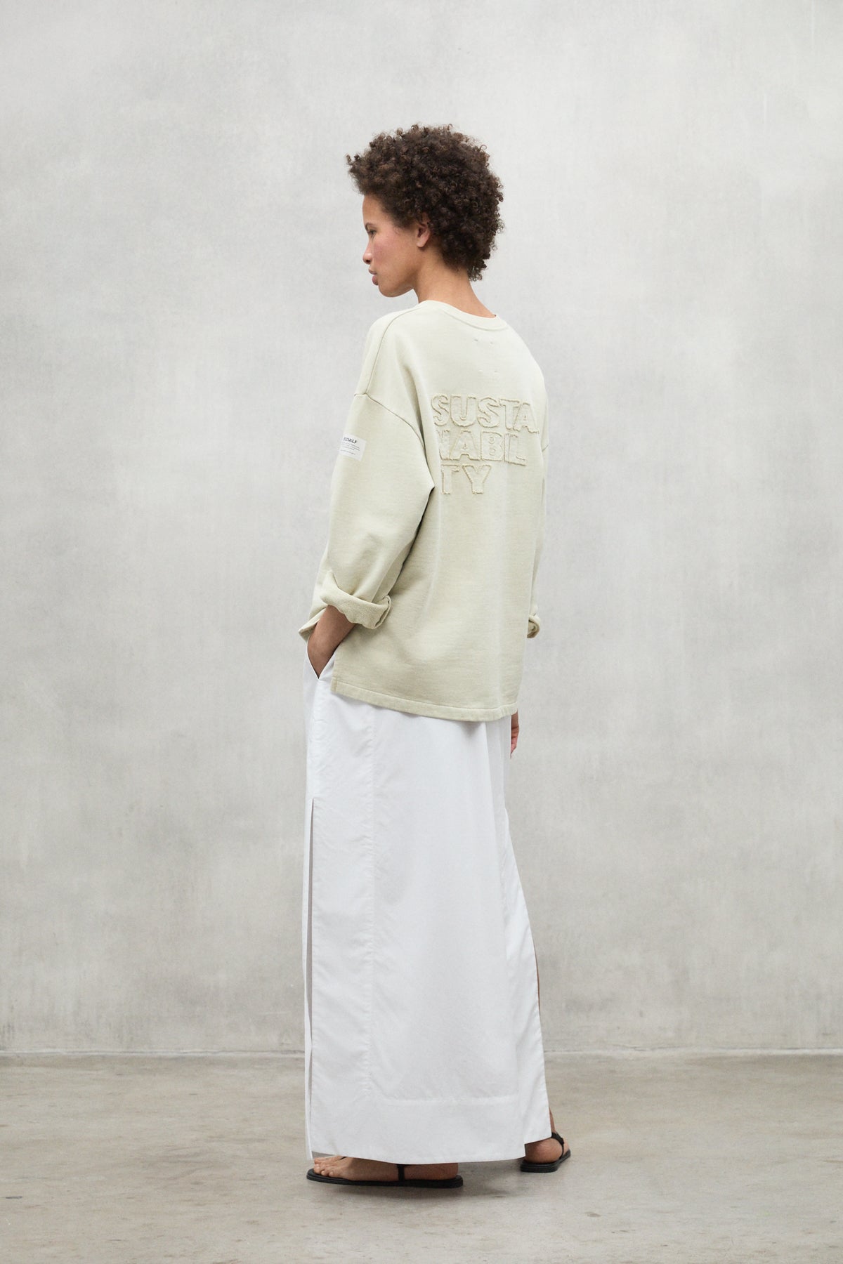 ecoalf-sudadera-sustain-amarillo-sudadera-oversize-de-algod-n-reciclado-con-mens image 5